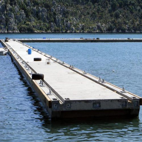 Schwimmponton - PMS DockMarine - Anker / für Yachthafen / Beton