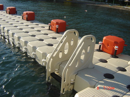 Schwimmender Bootssteg - SUNNYDOCK ( FLEXI DOCK ) - PMS DockMarine - modular / HDPE