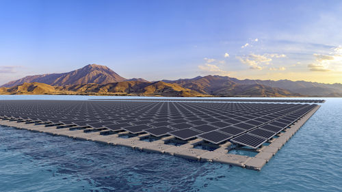 Schwimmendes Solarkraftwerk - SOLAR FLOATER - PMS DockMarine