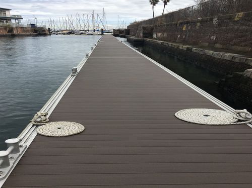 Schwimmponton - PMS DockMarine - Anker / für Yachthafen / Aluminium