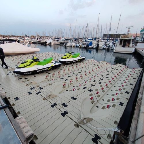 Schwimmponton - Jetport Flexi - PMS DockMarine - modular / zur Trockenlagerung von Jet-Skis / für Yachthafen