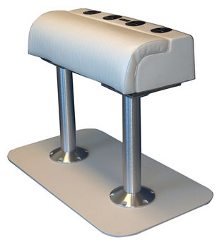 Stehhilfe-Sitz - 2200-50SA - Todd Marine Products - für Boot / mit Angelrutenhalter