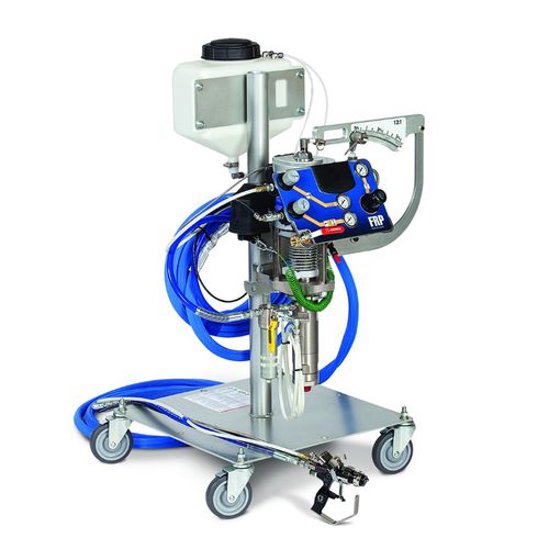 Dosier- und Mischanlage / Harz - FRP Gel Coat - Graco - elektronisch / für Werft