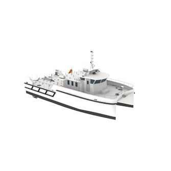 Arbeitsboot Berufsschiff - IX CAT 65 - H2X Yachts & Ships - Katamaran / Innenborder