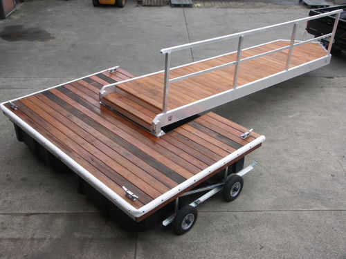 Schwimmponton - MOBILE - Marina Dock Systems - Anker / für Yachthafen
