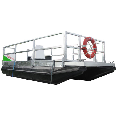 Außenborder-Pontonboot - MOVING CRAFT - Marina Dock Systems - tri-tube