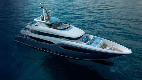 Motoryacht für Kreuzfahrten - C133 - CONRAD S.A. - mit Steuerhaus / 5 Kabinen / mit Pool
