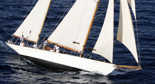 Traditionelle Segelyacht - TALISMAN 1920 - CONRAD S.A. - mit offenem Heck / Ketch