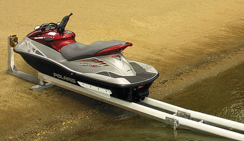 Aufzug für Jet-Ski - Slide-N-Go - Hewitt Boats Lifts and Docks - demontierbares Schienensystem