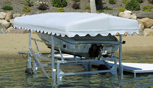 Bootslift - Cantilever - Hewitt Boats Lifts and Docks - hydraulisch / Aluminium