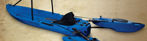 Sit-on-Top-Kajak - FREEDOM HAWK 12 - Freedom Hawk Kayaks - für Angelsport / für Erwachsene / 1 Platz