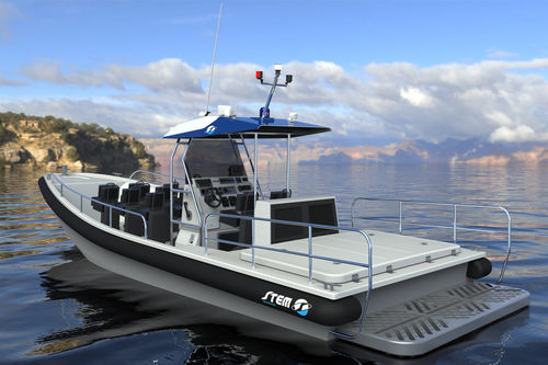 Passagierboot Berufsschiff - TEN  - Stem Marine - Außenborder / GRP / Festrumpf-Schlauchboot