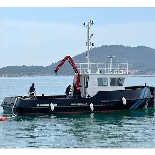 Hafenservice-Boot Berufsschiff - Stem Marine - Schlepper / Innenborder / Carbon
