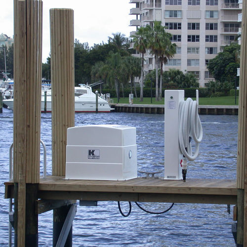 Stationäres Entleersystem - Remote - Keco Pump & Equipment - für Yachthafen / mit Schlauchpumpen / Membranpumpen