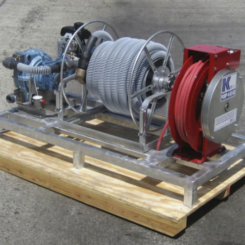 Mobiles Entleersystem - SKID - Keco Pump & Equipment - für Boot / für Yachthafen / mit Schlauchpumpen