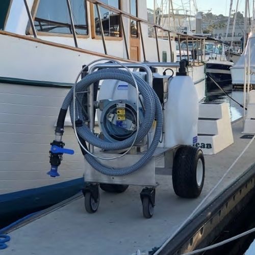 Mobiles Entleersystem - PER910 - Keco Pump & Equipment - für Yachthafen / mit Schlauchpumpen