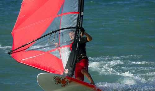 Windsurf-Segel / Freeride - SPEEDFREAK - HOT SAILS MAUI - Slalom / 7 Segellatten