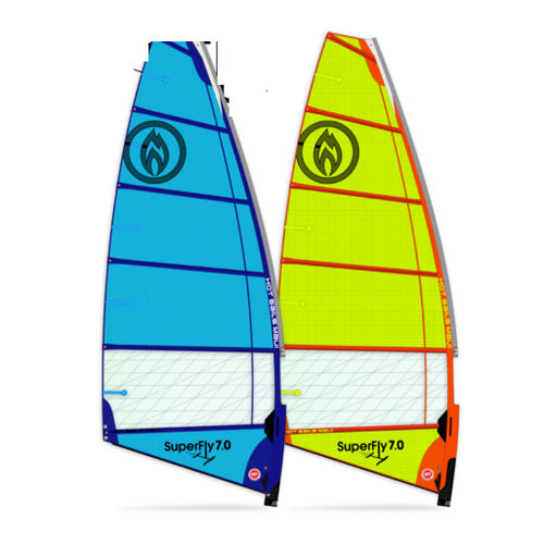 Windsurf-Segel / Freeride - Superfly - HOT SAILS MAUI - 6 Segellatten