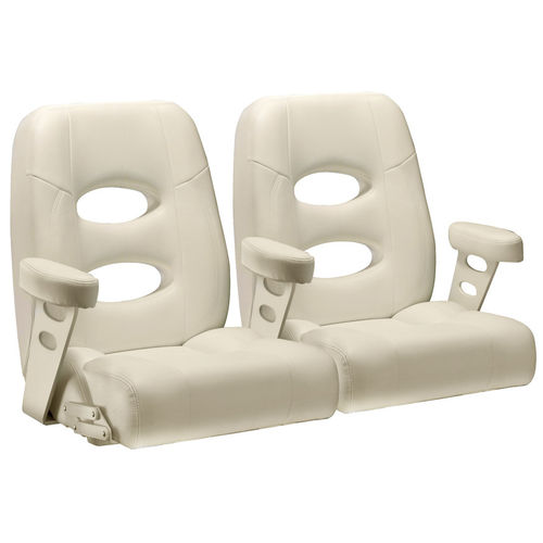 Schalensitz - 4BBF7 - Llebroc Industries - für Boot / mit Armlehnen / klappbar