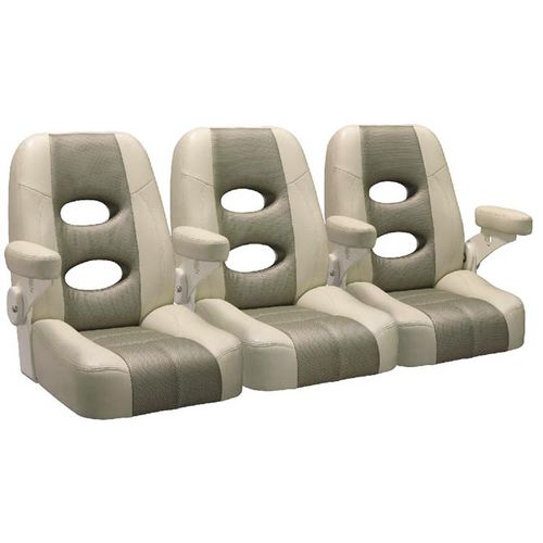 Schalensitz - 4BBF11 - Llebroc Industries - für Boot / hohe Rückenlehne / klappbar