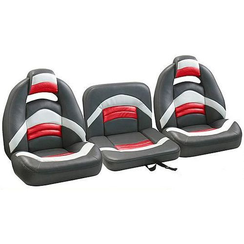 Schalensitz - 307 COMPLETE SET - Llebroc Industries - für Bass-Boat / 3 Plätze / mehrfarbig