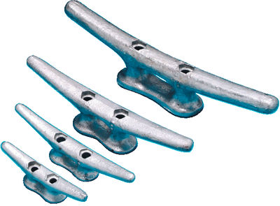 Klampe für Steg - Dock Edge - flach / Gusseisen