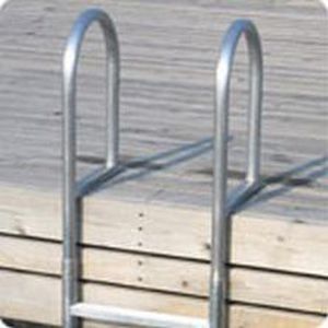 Pontonleiter - Dock Edge - festinstalliert / zum Baden / Aluminium