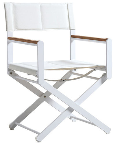 Regiestuhl für Boot - OSKAR | White/White - Valdenassi - für Yacht / klappbar / weiß