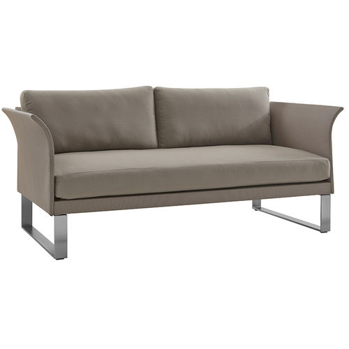 Sofa für Yacht - KONFY  | Sofa 2 Seater 150 - Valdenassi - Zweisitzer / weiß / graubraun