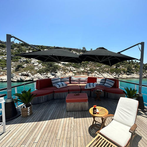 Sonnenschirm für Yacht - ONE STEP - Valdenassi - Segeltuch