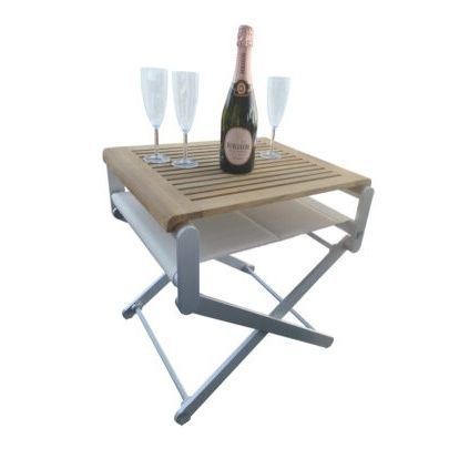 Beistelltisch für Boot - OSKAR - Valdenassi - für Deck / klappbar / Teakholz