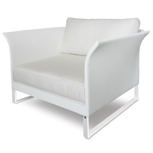 Sessel für Yacht - KONFY | Lounge Chair 75 - Valdenassi - Stoff / Metall / braun
