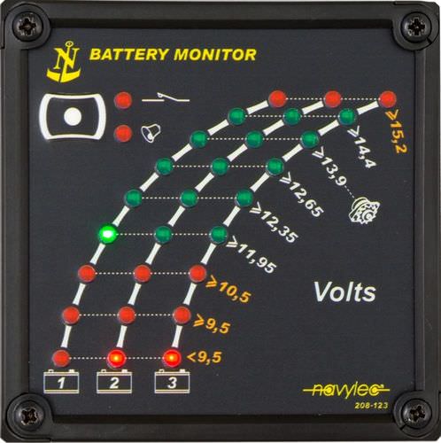Bedientafel für Boot - NL208-123 - NAVYLEC - für Batterie