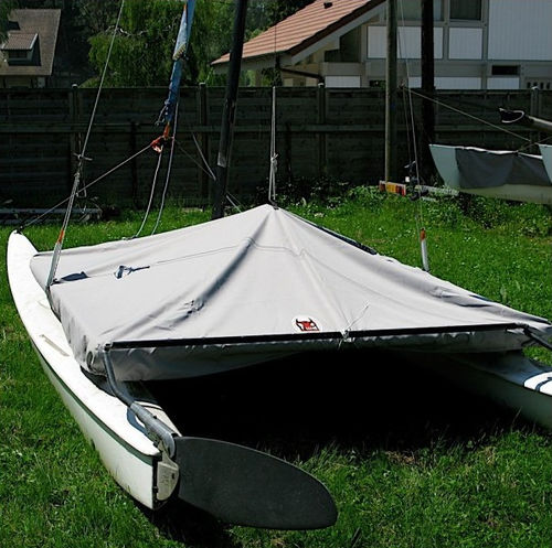 Schutzhülle für Sportmultihulls - TAHB141000 - Forward Sailing - für den Schiffsrumpf / grau / Hobie 14