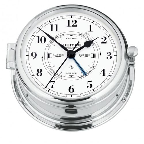 Analoge Uhr - ADMIRAL II - Gerhard D. WEMPE KG Division Chronometerwerke - Messing / Chrom / Tidenuhren