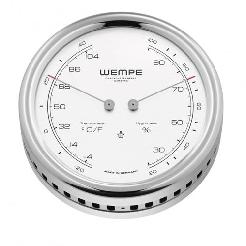 Analoges Thermometer - CW250015 - Gerhard D. WEMPE KG Division Chronometerwerke - Hygrometer / Aluminium / °C