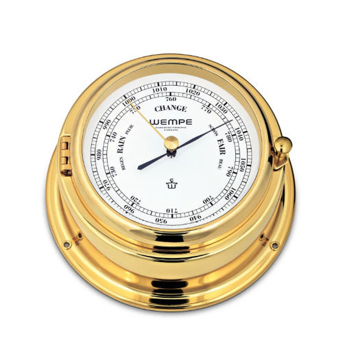 Analoges Barometer - CW310008 - Gerhard D. WEMPE KG Division Chronometerwerke - Messing / weiß