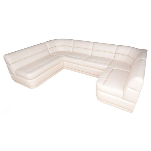 Sofa für Yacht - Elite 87 - Glastop Inc. - Sechssitzer / mit Stauraum / maßgefertigt