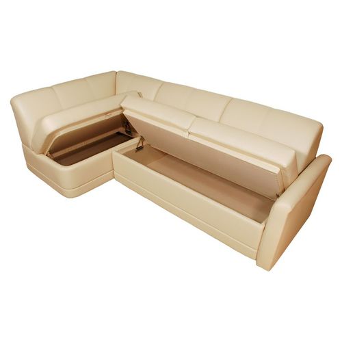 Sofa für Yacht COMP3A Glastop Inc. Viersitzer / mit Stauraum
