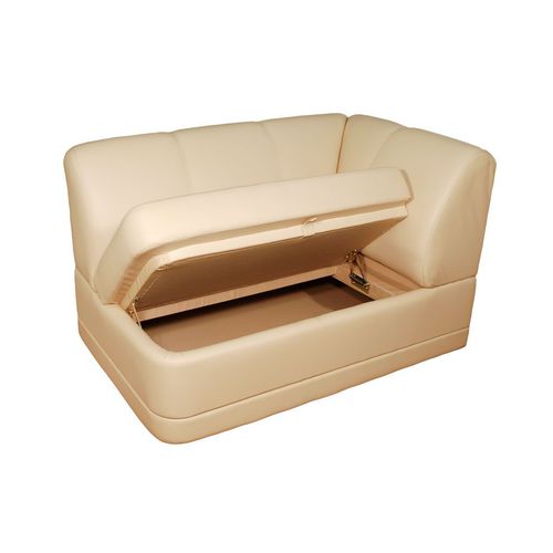 Sofa für Yacht - COM3-L52 / R52  - Glastop Inc. - 1 Platz / mit Stauraum