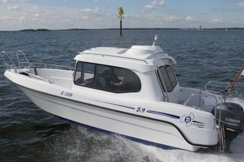 Außenborder-Daycruiser - 5.9X - TG Boat - mit geschlossenem Cockpit / Sportfischer / max. 5 Personen
