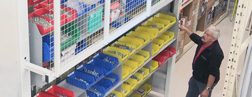 Regal für Werft - Shelving Carousel  - Vidir Machine Inc. - Rotation / motorisiert