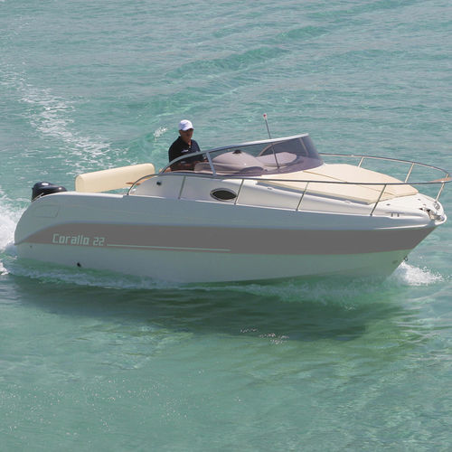 Außenborder-Daycruiser - CORALLO 22 - Mingolla Cantiere Nautico srl - Open / max. 8 Personen / mit Kabine