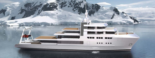 Megayacht für Kreuzfahrten - 65m - Fassmer - Offshore / Explorer / Raised Pilothouse