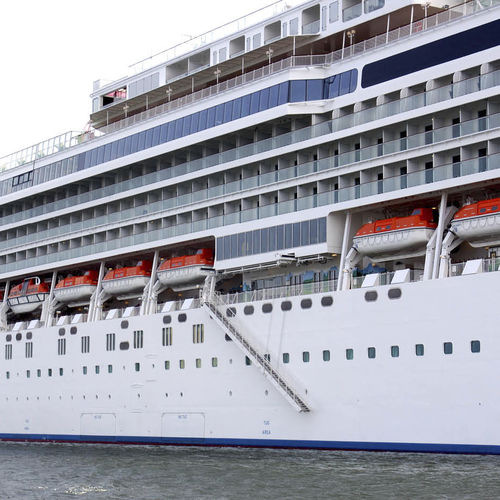 Gangway für Kreuzfahrtschiffe - Fassmer - Teleskop / mit Geländer