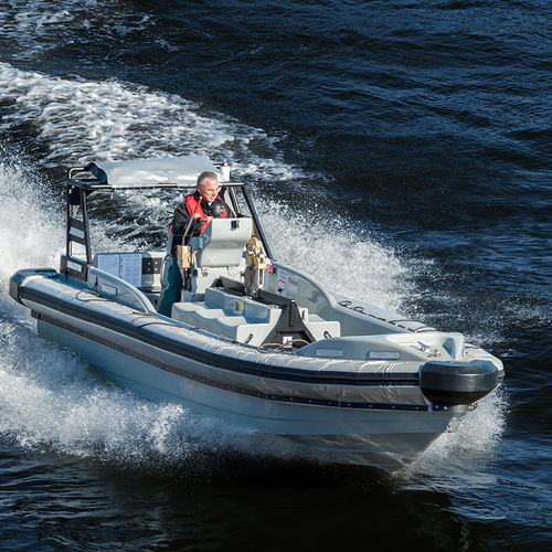Inboard-Hydrojet-Berufsschiff - FF 1240 - Fassmer - Außenborder / GRP / Festrumpf-Schlauchboot