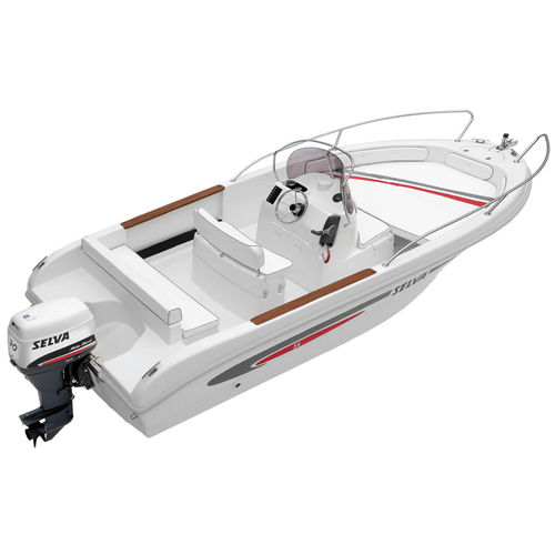 Außenborder-Konsolenboot - D.5.6 - Selva Marine - Fiberglass - mit Mittelkonsole / Glasfaser / max. 6 Personen