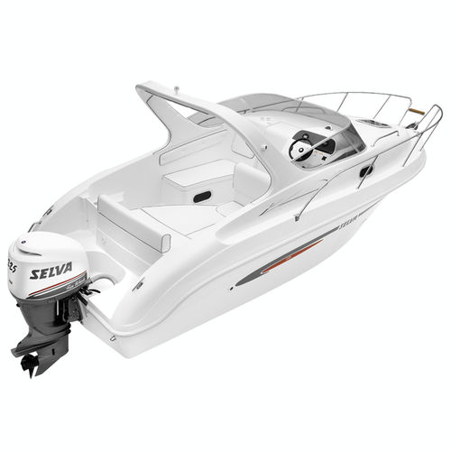 Cabin-Cruiser / Außenborder - C.7.1 CABIN PLUS - Selva Marine - Fiberglass - Open / Glasfaser / max. 8 Personen