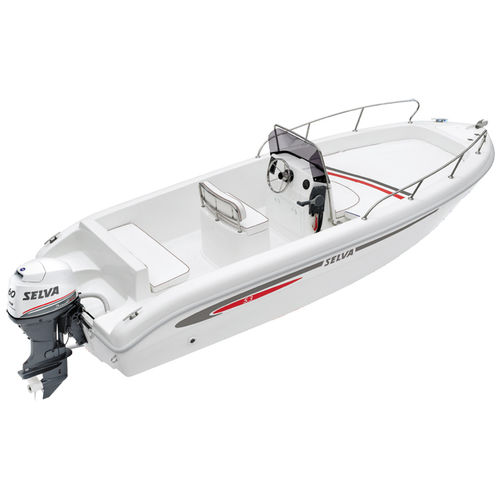 Außenborder-Konsolenboot - D.5.3 - Selva Marine - Fiberglass - mit Mittelkonsole / Glasfaser / max. 6 Personen
