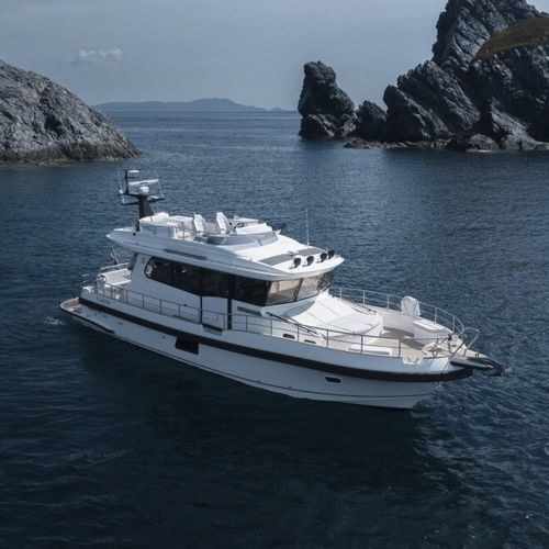 Offshore-Motoryacht - 49+ - Linex-Boat Oy - mit Steuerhaus / 3 Kabinen / 7 Kojen